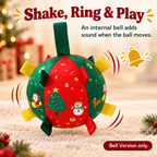 Christmas Plush Dog Ball Toy  – Bell or Rechargeable Version Fursera