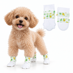 Disposable Dog Booties – Waterproof Paw Covers with Adjustable Straps, 20-Pack Fursera