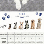 Washable Plush Dog Bed – Anti-Slip Crate Mat