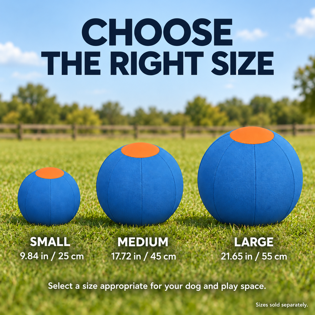 Dog Herding Ball – Large Push & Chase Activity Toy Fursera