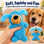Giggling Plush Dog Toy – Soft Chenille Interactive Toy Fursera