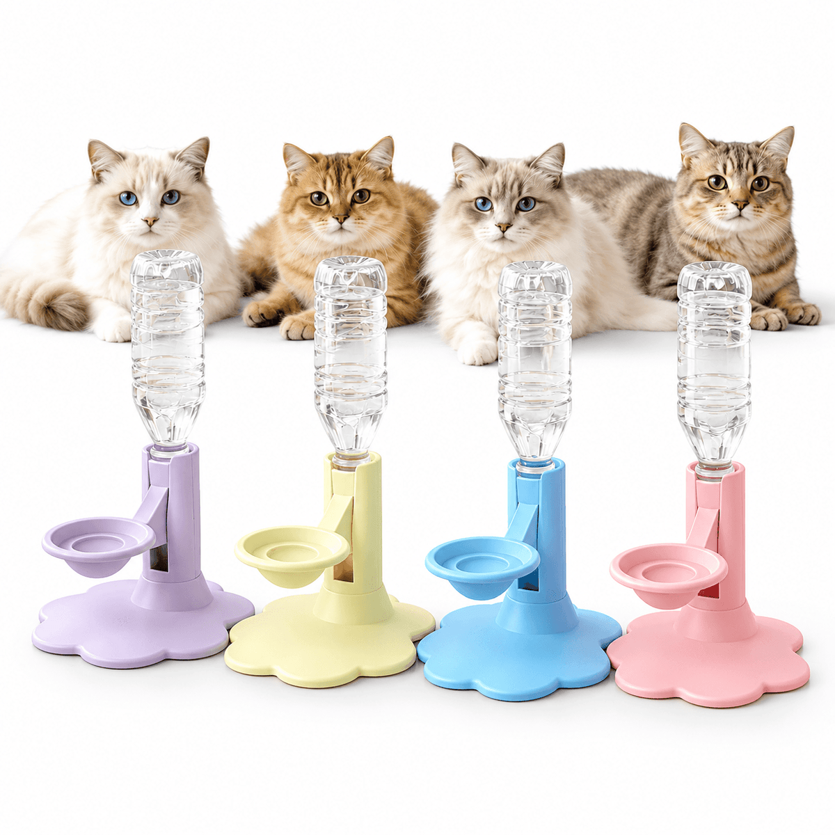 Adjustable Elevated Gravity Pet Water Dispenser Fursera