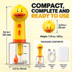 Automatic Pet Shampoo Foamer, 400mL USB-C Rechargeable Dispenser for Dogs & Cats Fursera