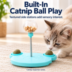 Spring Wobble Treat Dispenser for Cats & Small Dogs – Interactive Pet Toy with Suction Base Fursera