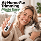 LED Pet Paw Trimmer for Dogs & Cats – Quiet & USB Rechargeable Fursera