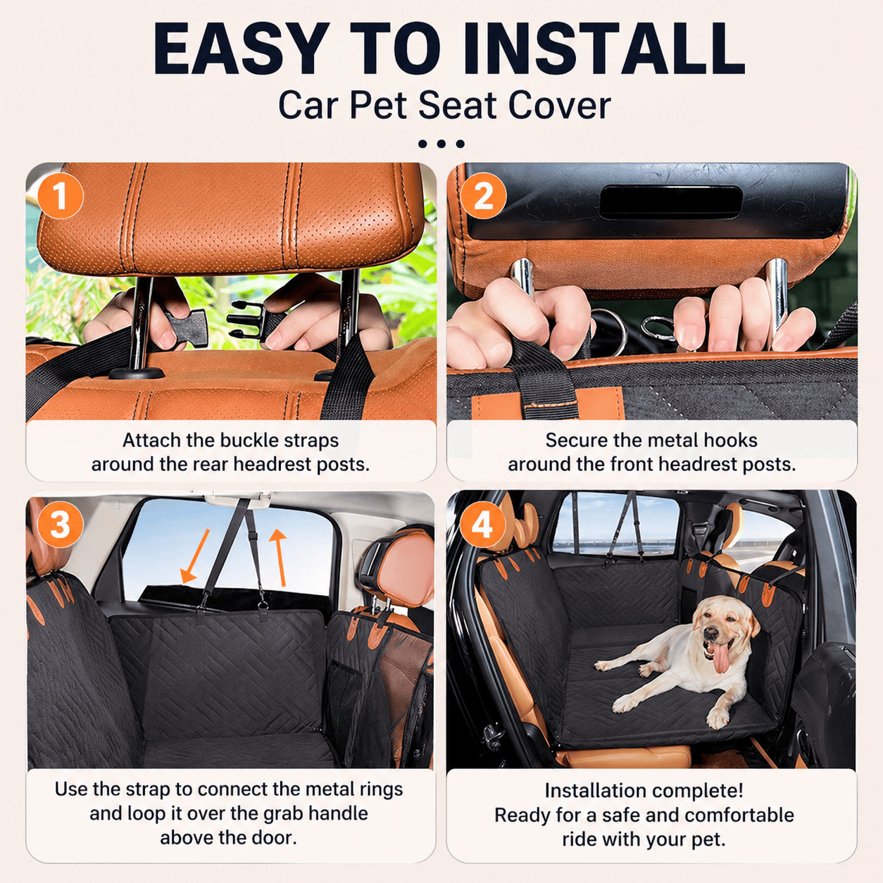 Hard Bottom Dog Car Seat Extender
