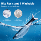 Electric Realistic Flopping Fish Cat Toys – 3 Pack