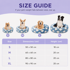 Soft Plush Donut Bed for Dogs & Cats
