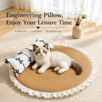 Cooling Cat Sofa Bed with Pillow