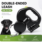 Tangle-Free Two-in-One Retractable Dog Leash