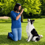 Giggle Ball Dog Toy – Interactive Wobble Ball