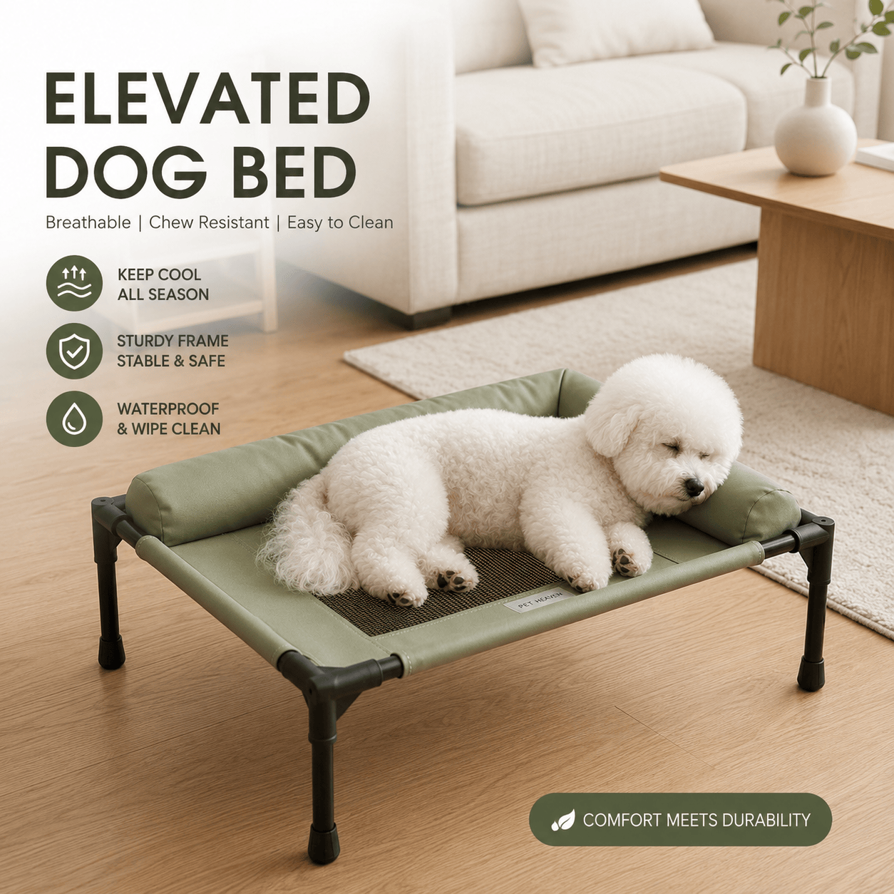 Cooling Elevated Pet Bed