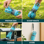 Dog Poop Scooper with Bags | Portable Pet Waste Cleaner