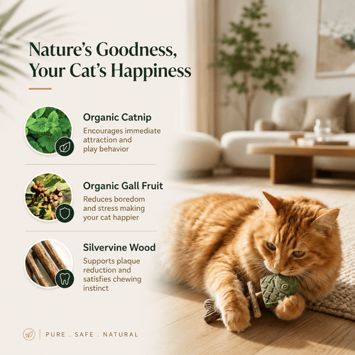 Fish Bone Cat Dental Chew Toy
