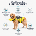 Dog Life Jacket with Head Support