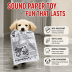 Crinkle Newspaper Dog Toy