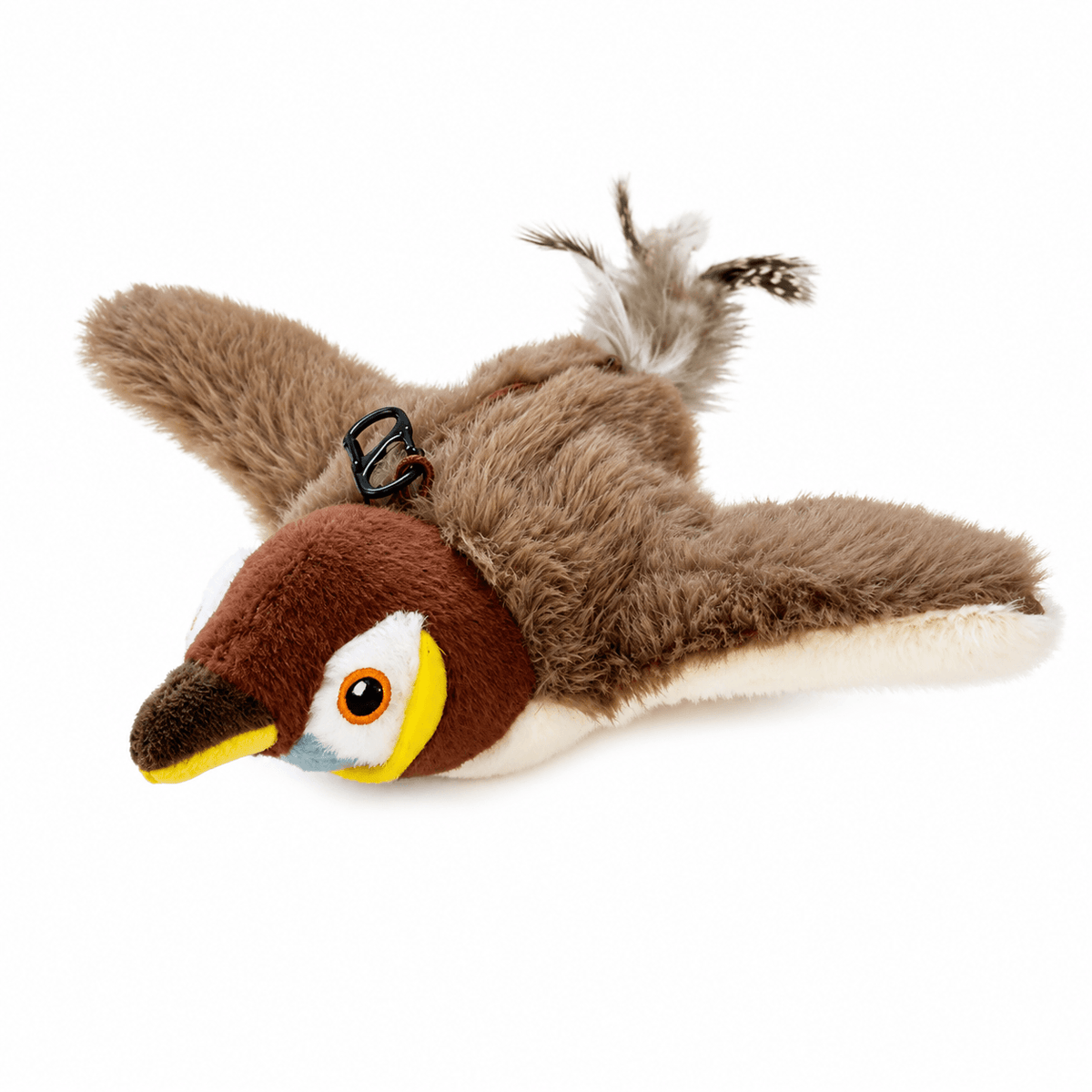 Realistic Chirping Bird Cat Toy with Flapping Wings Fursera