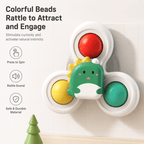 Interactive Suction Cup Cat Spinner Toy for Window & Glass | Rotating Cat Enrichment Toy