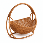 Wicker Hanging Cat Bed with Stand Fursera