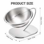 15° Elevated Stainless Steel Pet Bowl Fursera