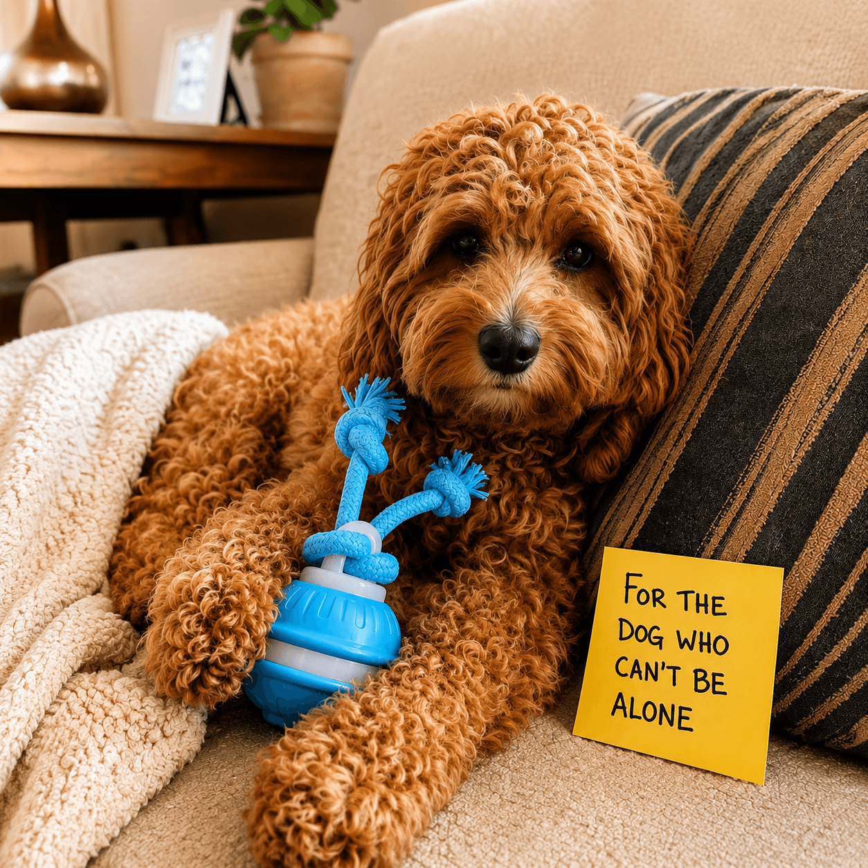 Smart Interactive Dog Ball Toy, Automatic Rolling Rope Toy Fursera