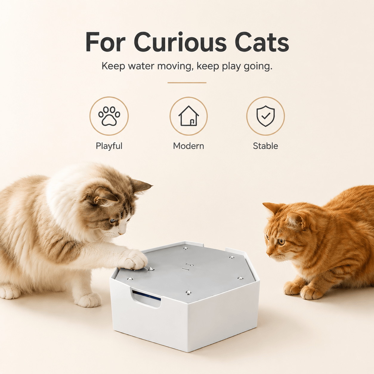 Automatic Interactive Drip Cat Toy Fountain Fursera