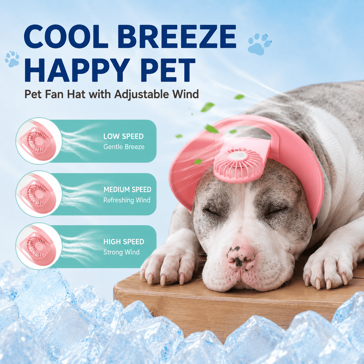 Pet Cooling Fan Hat Fursera