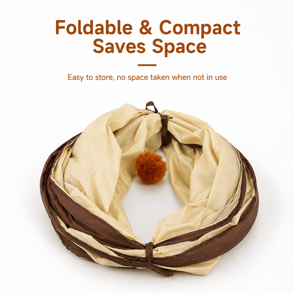 Foldable Cat Tunnel – Interactive Hide &amp; Play Toy Fursera