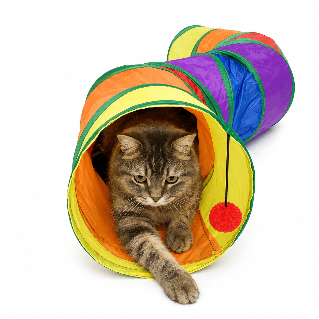Foldable Cat Tunnel – Interactive Hide &amp; Play Toy Fursera