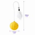 Interactive Feather &amp; Laser Cat Toy – Wobble Teaser with Bell Fursera