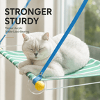 Foldable Window Cat Hammock – Suction Cup Cat Perch Fursera