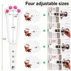 Adjustable Pet Door Holder – No-Drill Door Latch for Cats & Dogs Fursera