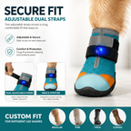 Motion-Activated LED Dog Boots – Breathable Anti-Slip Paw Protection Shoes - 2pcs Fursera