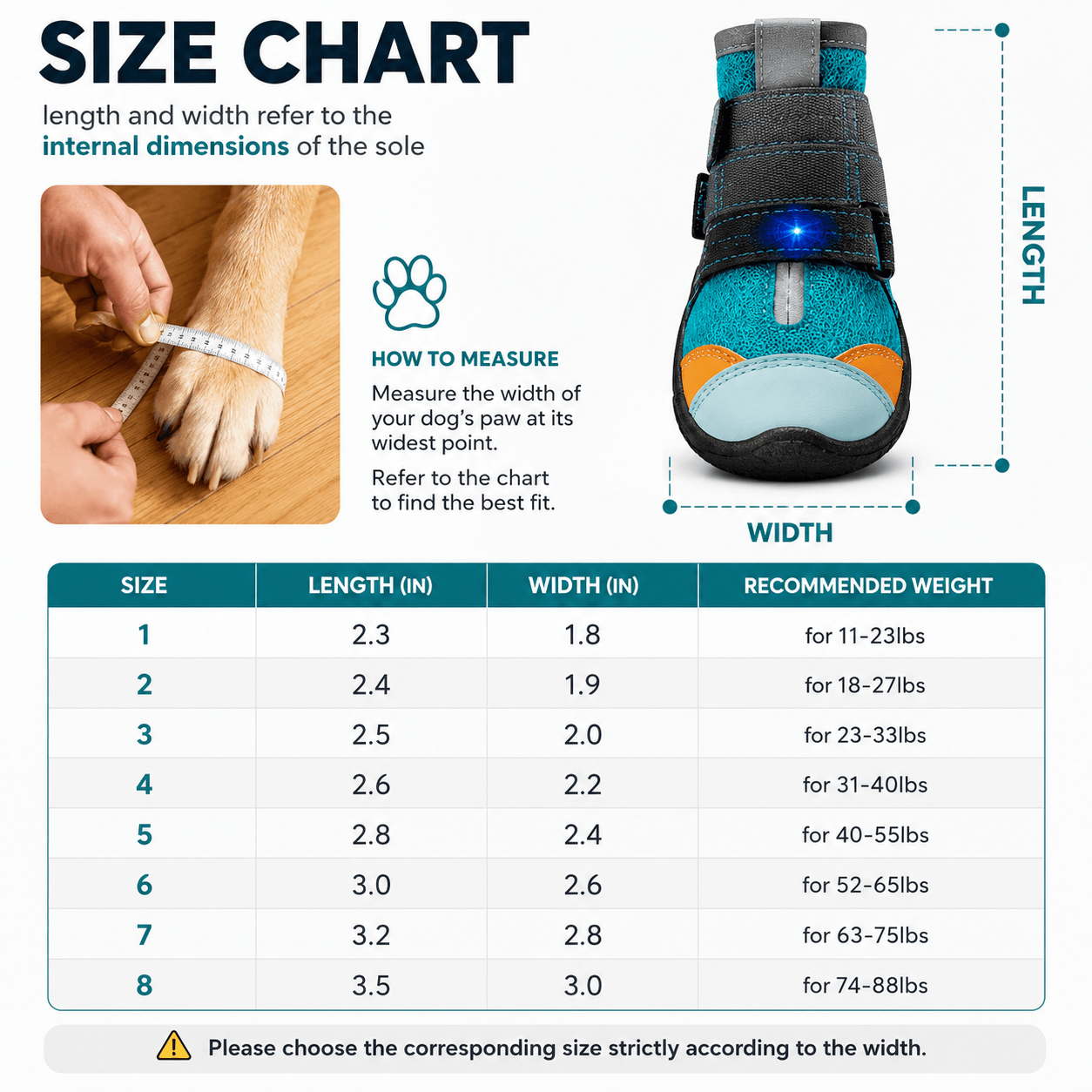Motion-Activated LED Dog Boots – Breathable Anti-Slip Paw Protection Shoes - 2pcs Fursera