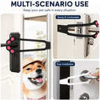 Adjustable Pet Door Holder – No-Drill Door Latch for Cats & Dogs Fursera