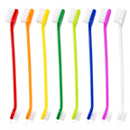 8-Pack Dual-Headed Pet Toothbrush Set for Dogs & Cats Fursera