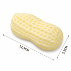 Squeaky Peanut Dog Chew Toy – Textured Dental Toy for Boredom &amp; Interactive Play Fursera