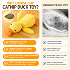 Catnip Duck Toy – Crinkle Plush Cat Toy for Kicking, Biting &amp; Interactive Play Fursera