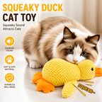 Catnip Duck Toy – Crinkle Plush Cat Toy for Kicking, Biting &amp; Interactive Play Fursera