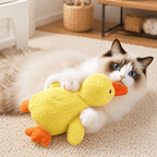 Catnip Duck Toy – Crinkle Plush Cat Toy for Kicking, Biting &amp; Interactive Play Fursera