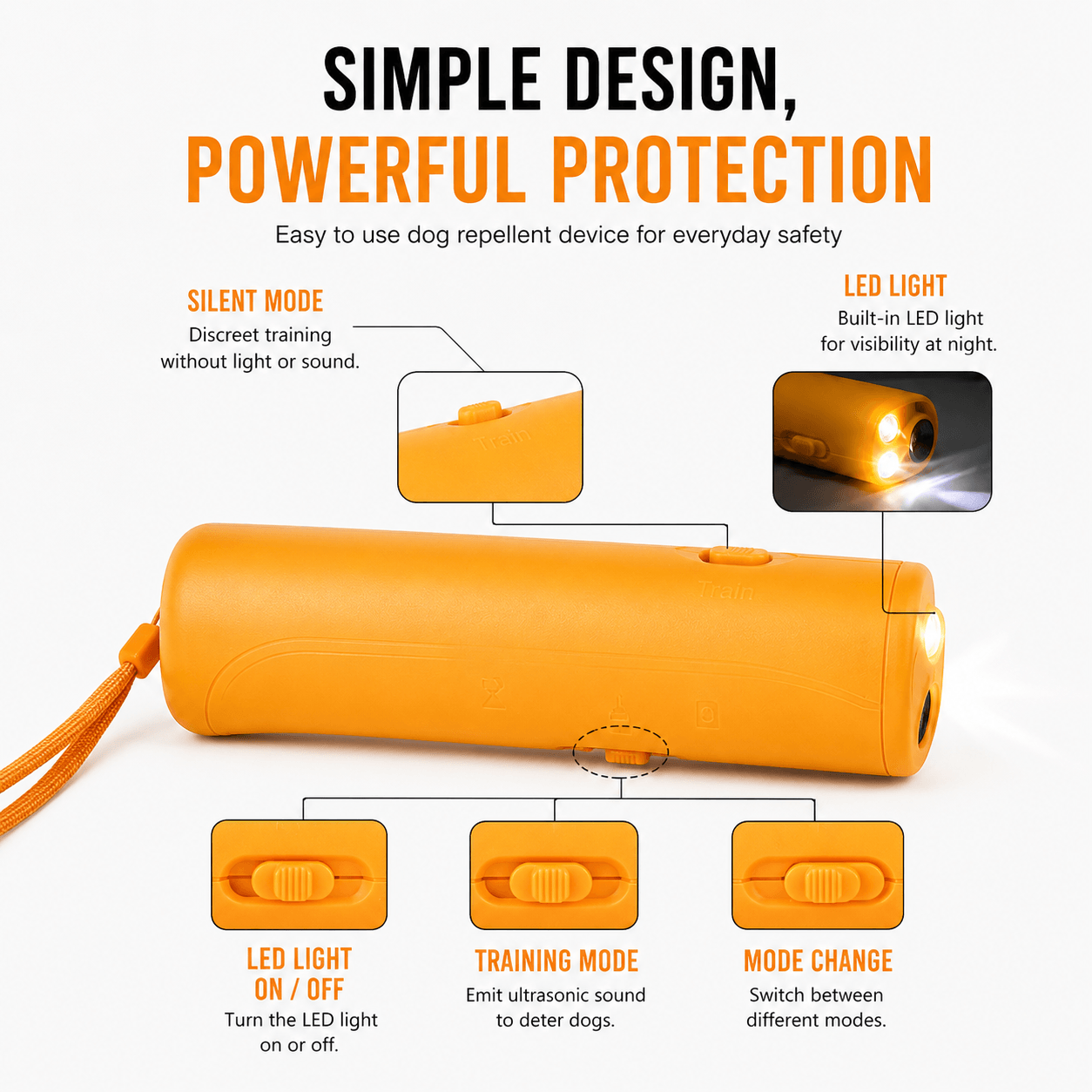 Portable Dog Deterrent Device Fursera