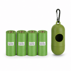 HDPE and EPI dog poop bags with leak-proof rolls and free dispenser