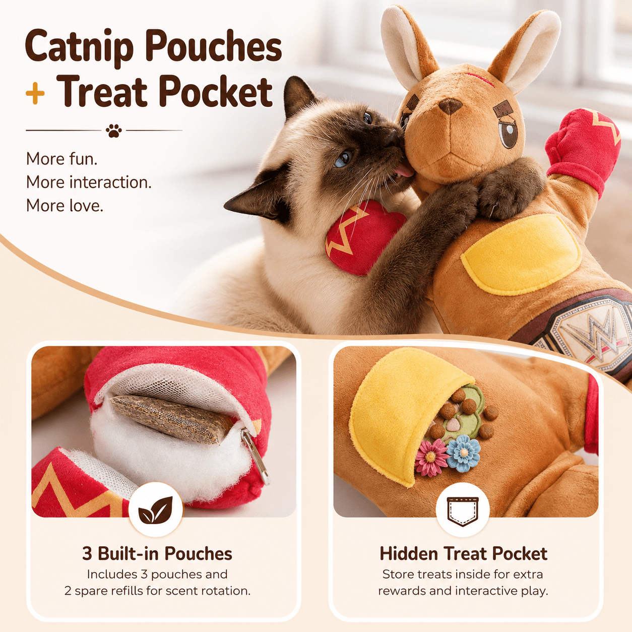 Cat Wrestling Glove – Interactive Wrestler Toy for Cats Fursera