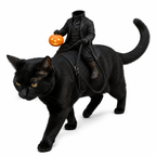 Headless Horseman Cat Costume – Funny 3D Halloween Pet Costume Fursera