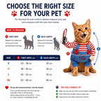 Scary Doll Pet Costume – Funny Halloween Costume for Cats & Dogs Fursera