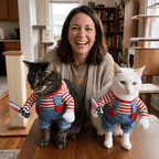 Scary Doll Pet Costume – Funny Halloween Costume for Cats & Dogs Fursera