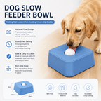 Slow Feeding Dog Bowl with Rolling Treat Ball Fursera