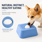 Slow Feeding Dog Bowl with Rolling Treat Ball Fursera
