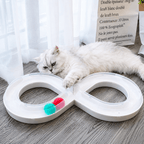 Infinity Cat Track Toy – Interactive Rolling Ball Puzzle for Indoor Cats Fursera
