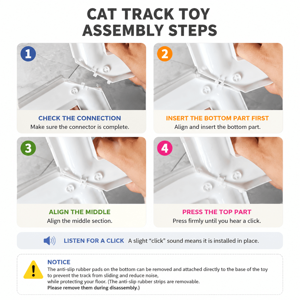 Infinity Cat Track Toy – Interactive Rolling Ball Puzzle for Indoor Cats Fursera